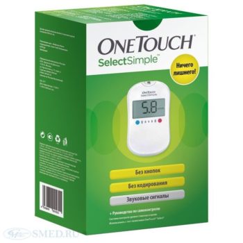 Глюкометр Ван Тач Селект Симпл (One Touch Select Simple), Life Scan Inc | США