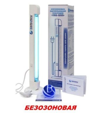 Облучатель бактерицидный бытовой ОББ-15ПП Osram, BactoSfera, Украина