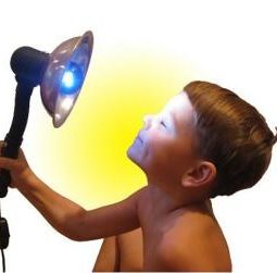 синяя лампа Минина в Киеве