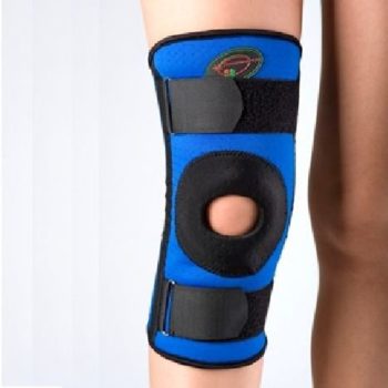 Ортез средней фиксации колена с двумя металлическими спиральными ребрами жесткости К-1ТМ, Реабилитимед