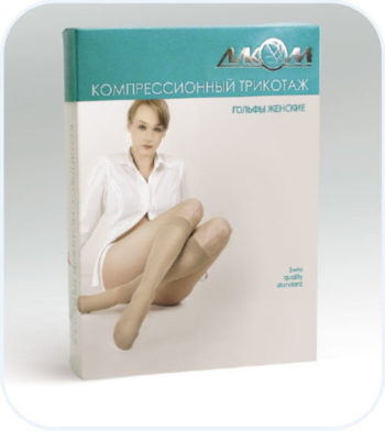 Гольфы женские компрессионные Арт. 5081,откр.1кл. компрессии 18-21 мм.рт.ст., Алком