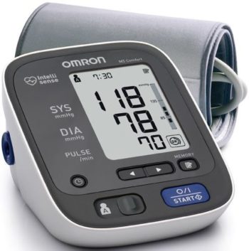 Автоматический тонометр OMRON M5 Comfort с универсальной каркасной манжетой и адаптером