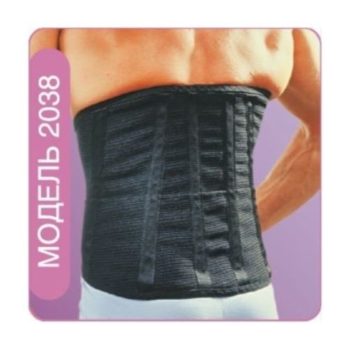 Бандаж жесткий согревающий с 6-ю ребрами жесткости 2038 Алком, Украина