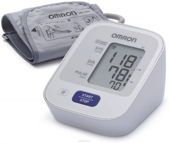 Автоматический тонометр M2 Basic с веерообразной манжетой 22-32 см и адаптером (HEM-7121-ARU) Omron