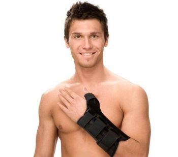 Бандаж на лучезапятный сустав с анатомическими шинами Т-8309 (Т-8304), Тривес