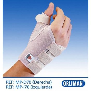 Ортез эластичный первого пальца кисти (с шиной) MP-D70 / MP-I70, Orliman, Испания