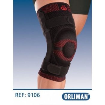 Бандаж на коленный сустав с силиконовой подушечкой и полицентрическим шарниром 9106 Orliman, Испания