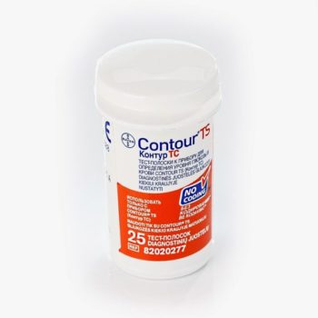 Тест-полоски для CONTOUR TS, 25 шт., Bayer | Швейцария