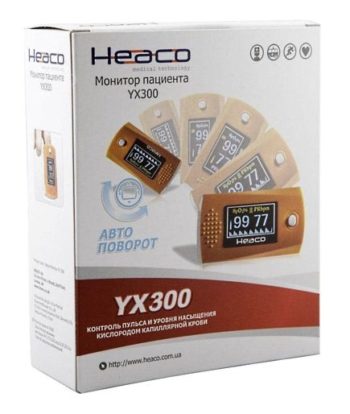 Миниатюрный пульсоксиметр YX 300 Heaco Англия
