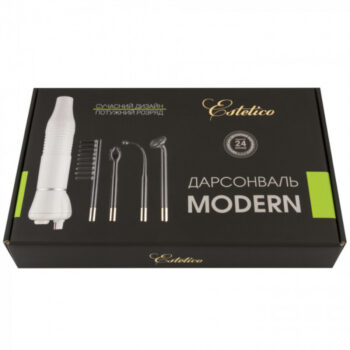 Дарсонваль косметологический аппарат Estetico Modern для ухода за кожей лица и тела, 4 насадки Estetico Украина
